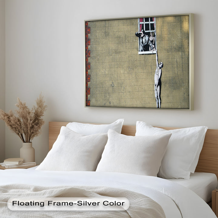 Love in Suspense – Banksy Oil Painting