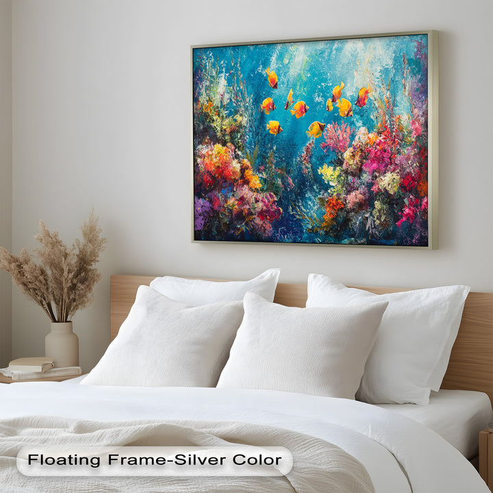Coral Reef with Tropical Fish – Animal Oil Painting