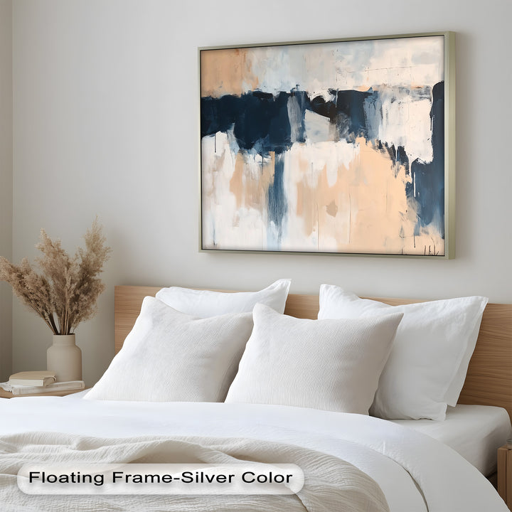 Desert Horizon – Minimalist Abstract Oil Painting