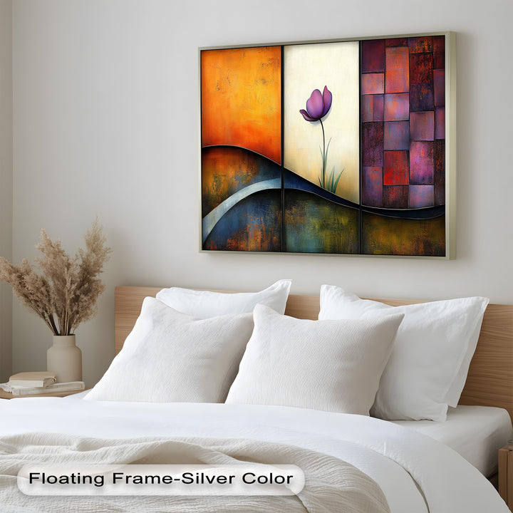 Tulip Dreams Abstract – Floral Modern Oil Painting