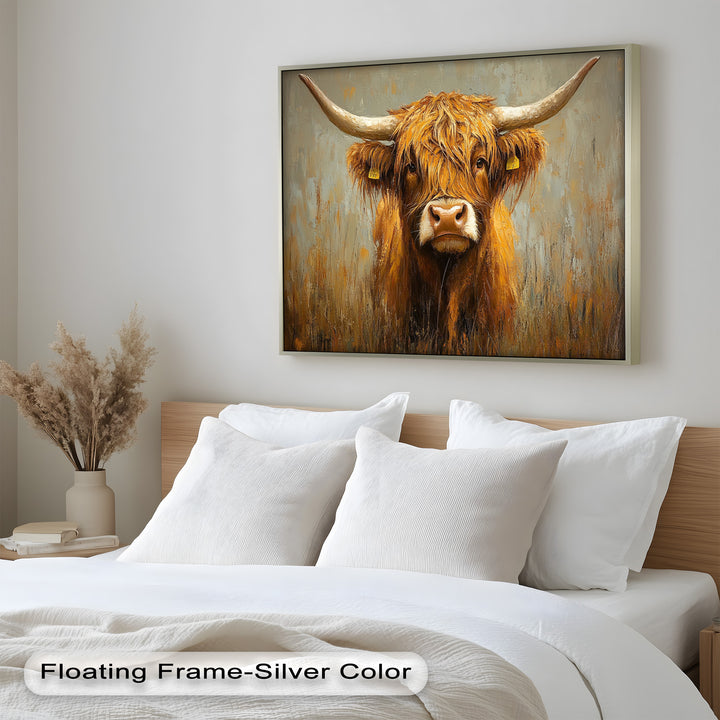 Highland Cow – Animal Oil Painting