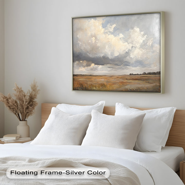 Prairie Horizon – Vintage Oil Painting