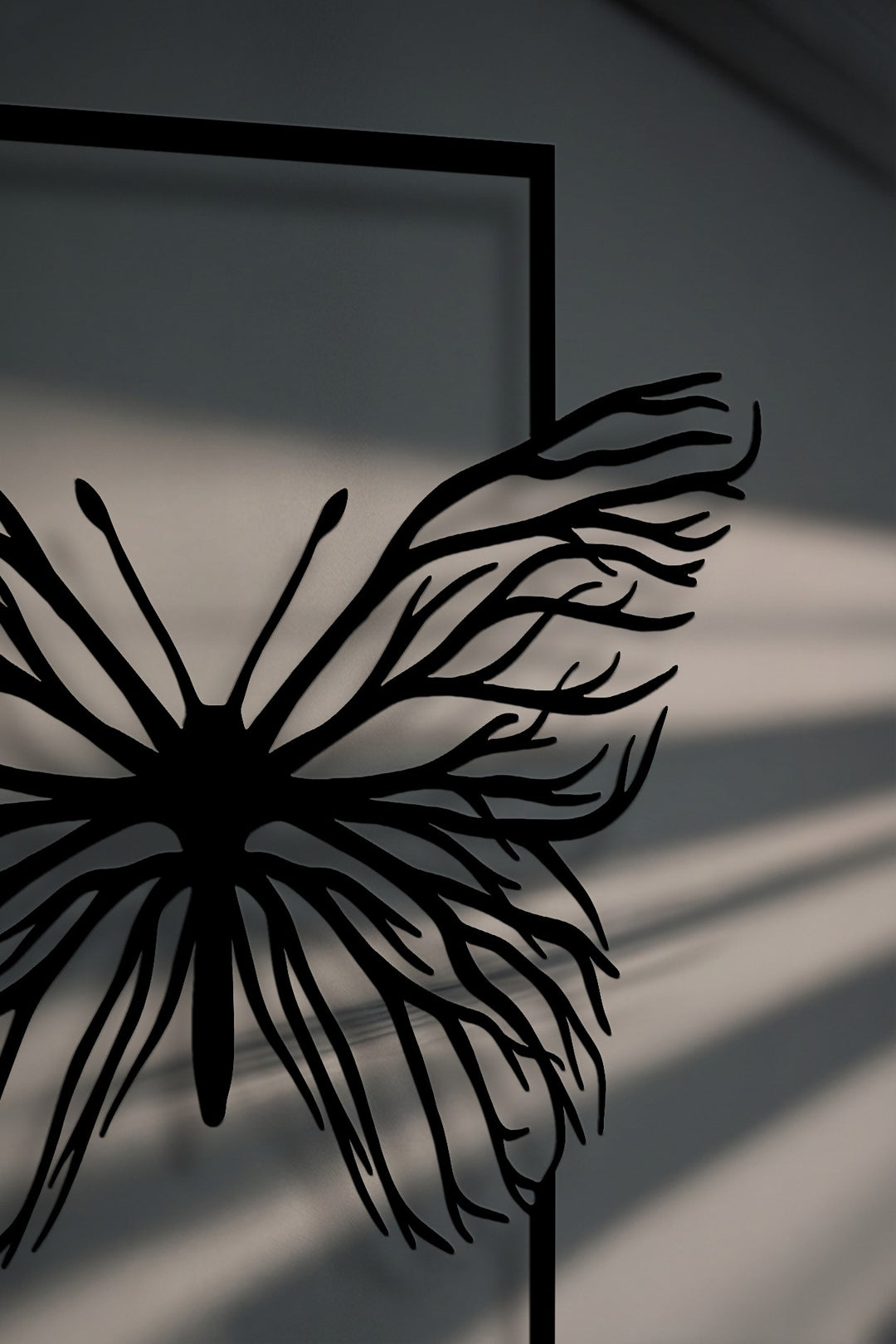 Ethereal Butterfly Frame Metal Wall Art – Elegant Nature Silhouette Decor