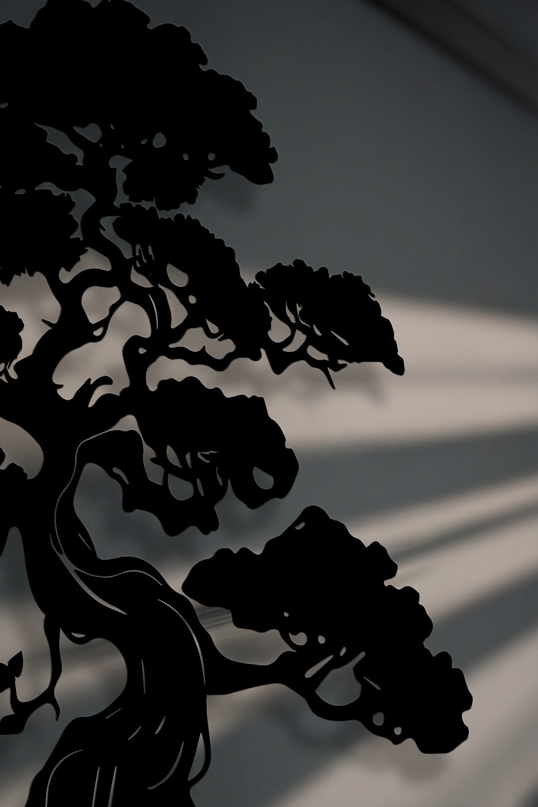Timeless Bonsai Spirit – Nature-Inspired Tree Metal Wall Art