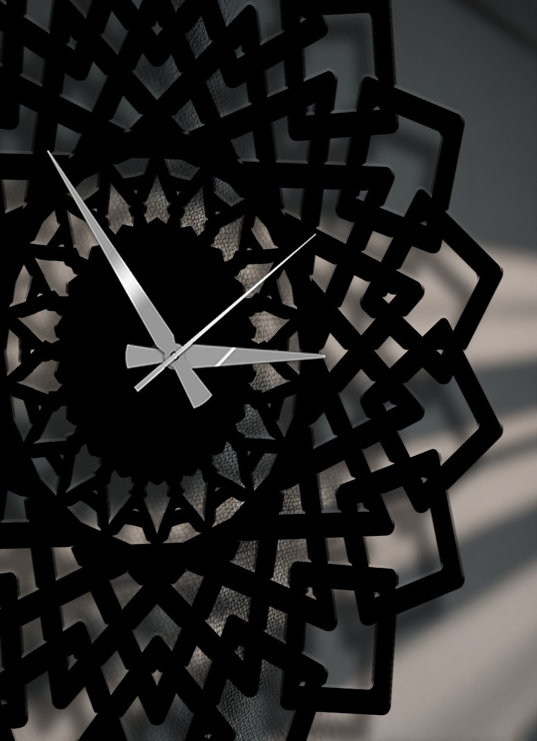 Simetría Divina – Geometría Ornamental Decoración De Pared Metal