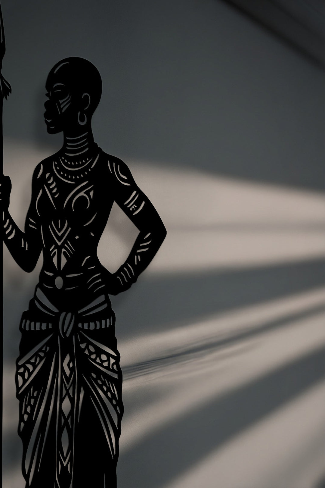 Chiave greca rotonda decorativa Specchio da Parete – Decorazione da parete con specchio classico moderno