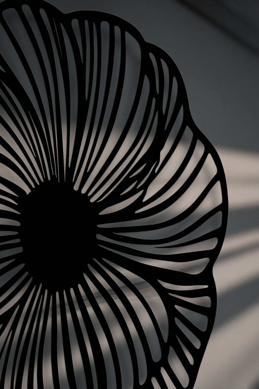 Abstract Floral Metal Wall Art – Modern Organic Wall Decor