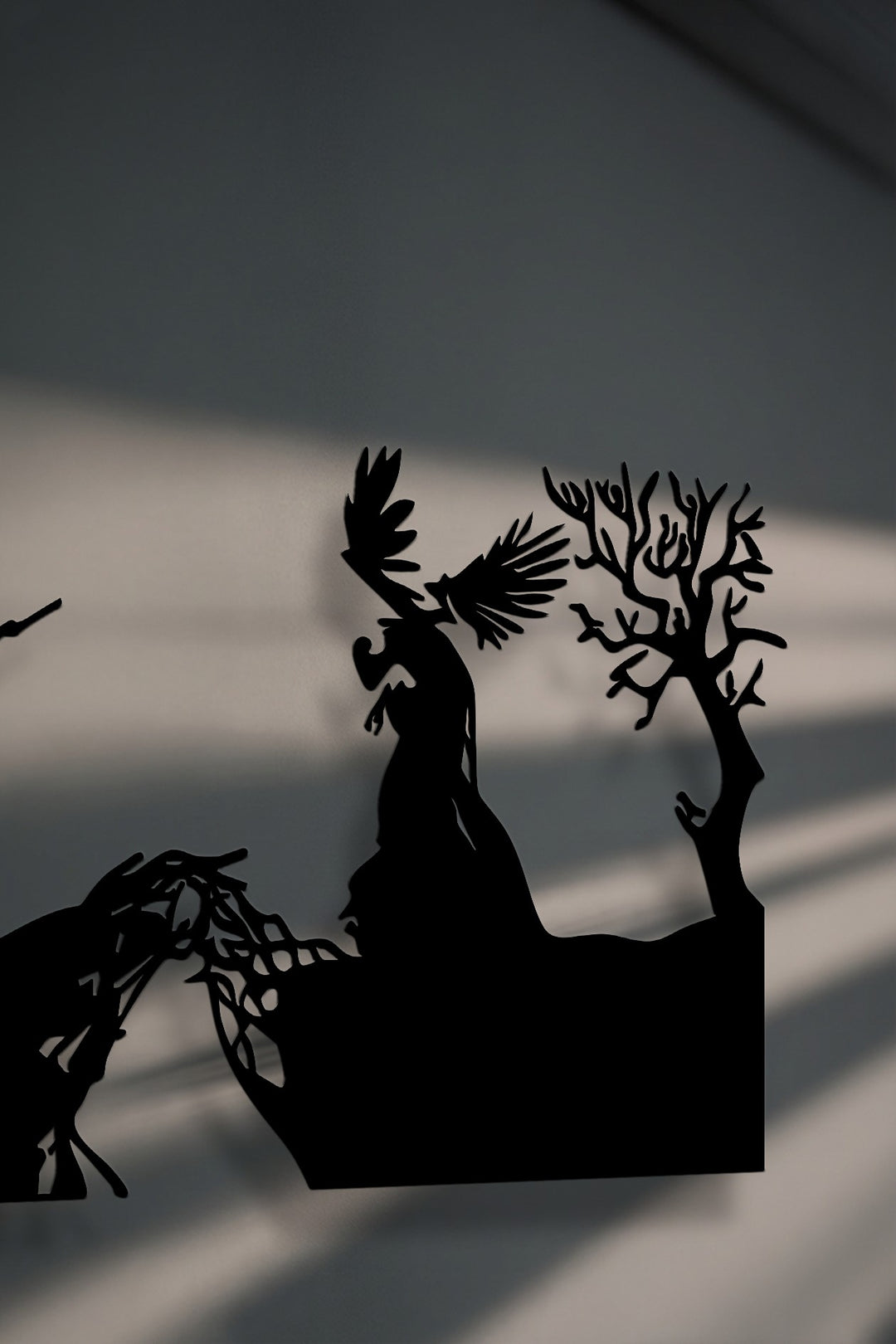 Chiave greca rotonda decorativa Specchio da Parete – Decorazione da parete con specchio classico moderno