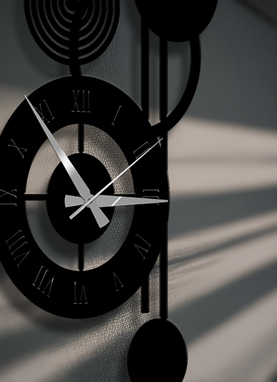 modern living room wall clock