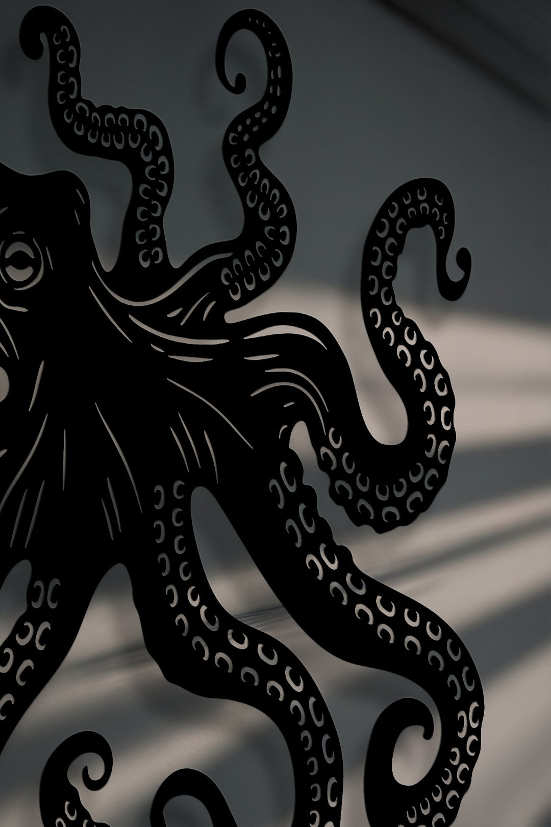 Octopus Tentacles Metal Wall Art – Nautical Ocean Decor