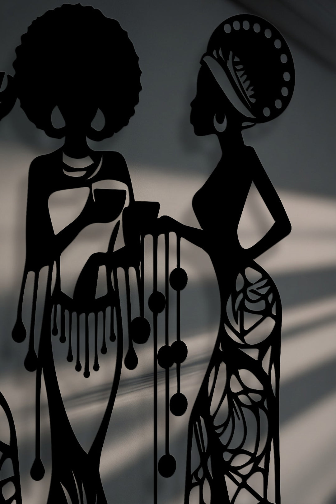 Sacred Bond – Couple Silhouette Metal Wall Art