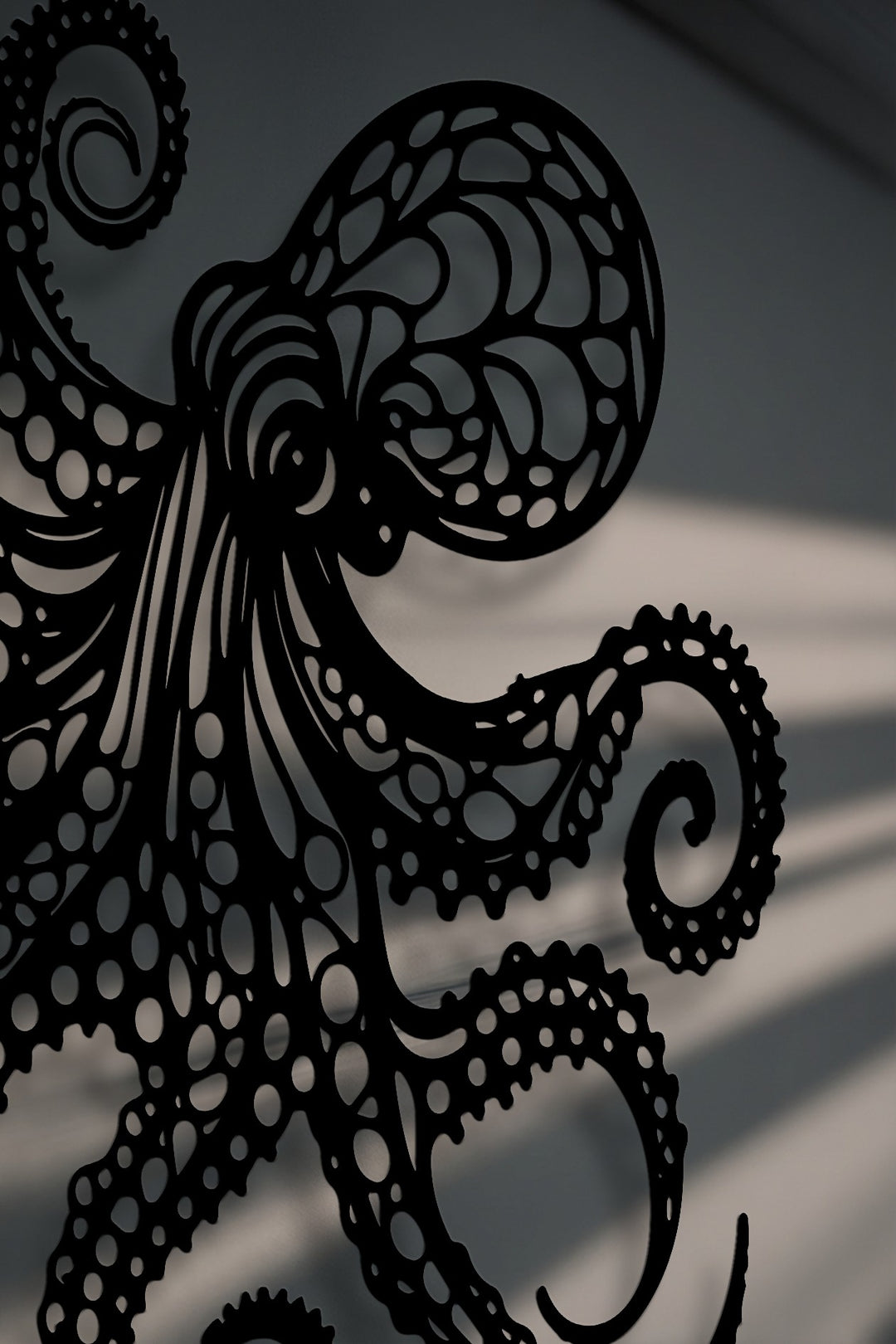 Octopus Metal Wall Art – Nautical Ocean Decor