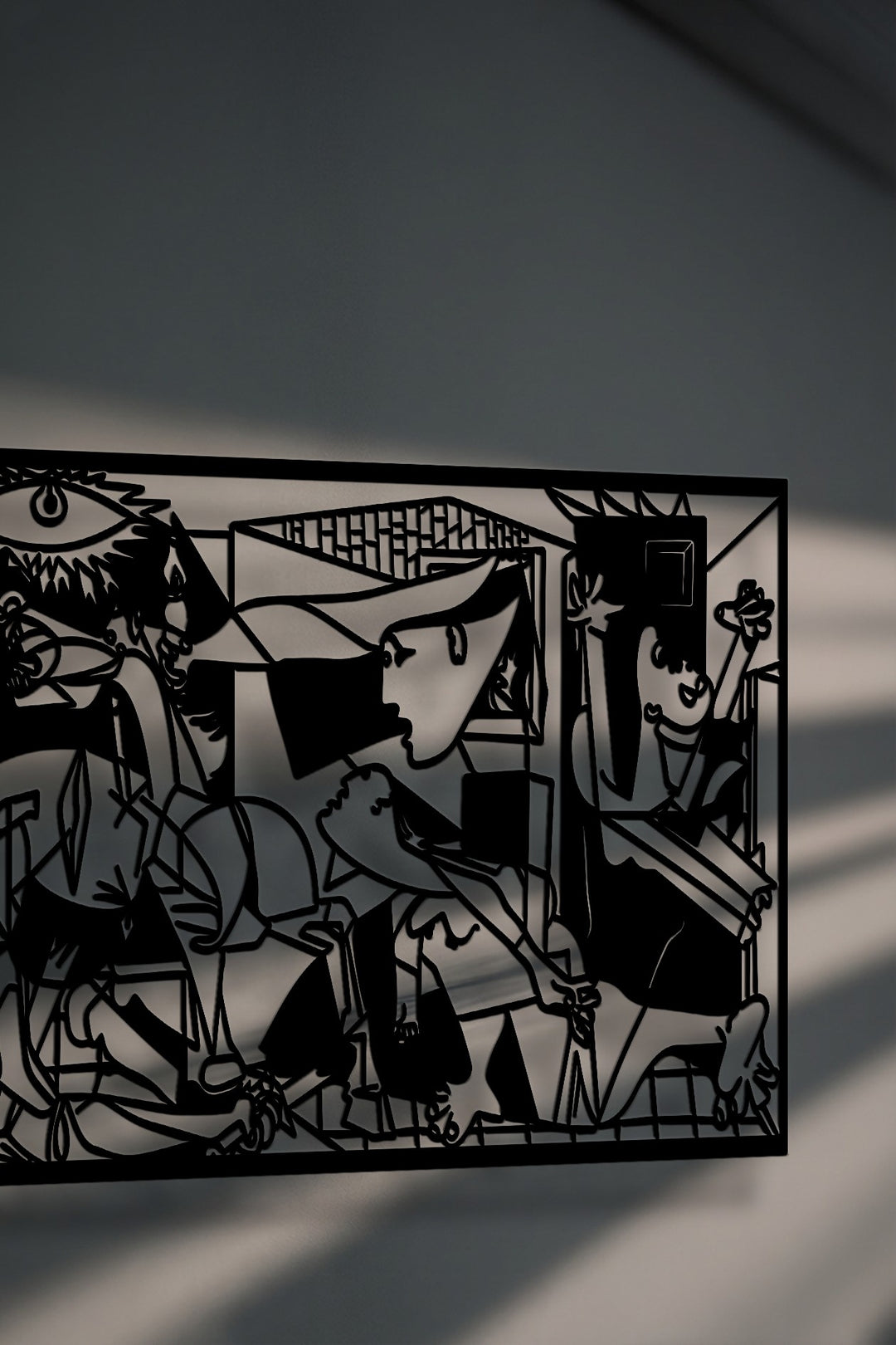 Chiave greca rotonda decorativa Specchio da Parete – Decorazione da parete con specchio classico moderno