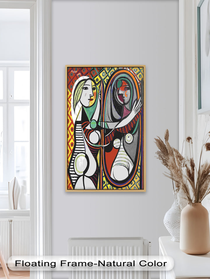 Reflected Identity – Mirror Portrait Picasso Oil Painting