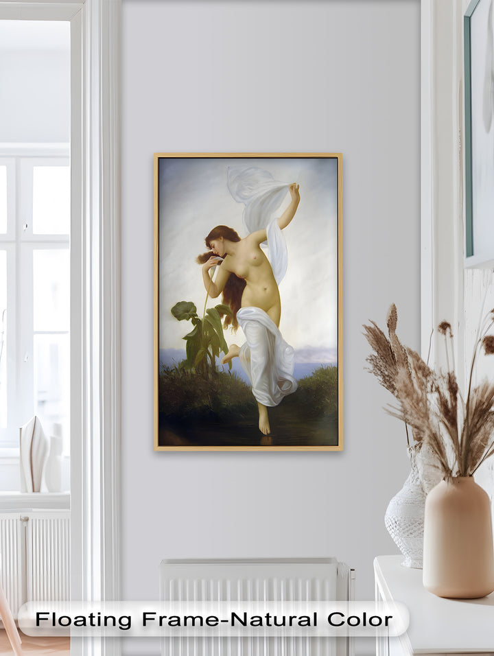Whispers of the Wind – Classical Nude Goddess Renaissance Oil Painting