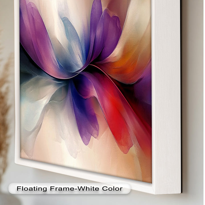 Abstract Floral Flow – Colorful Modern Oil Painting
