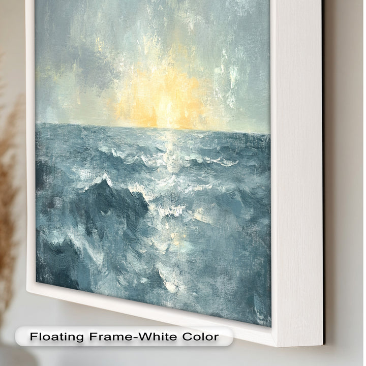 Sunrise Ocean View Decor - Seascape Oil Painting