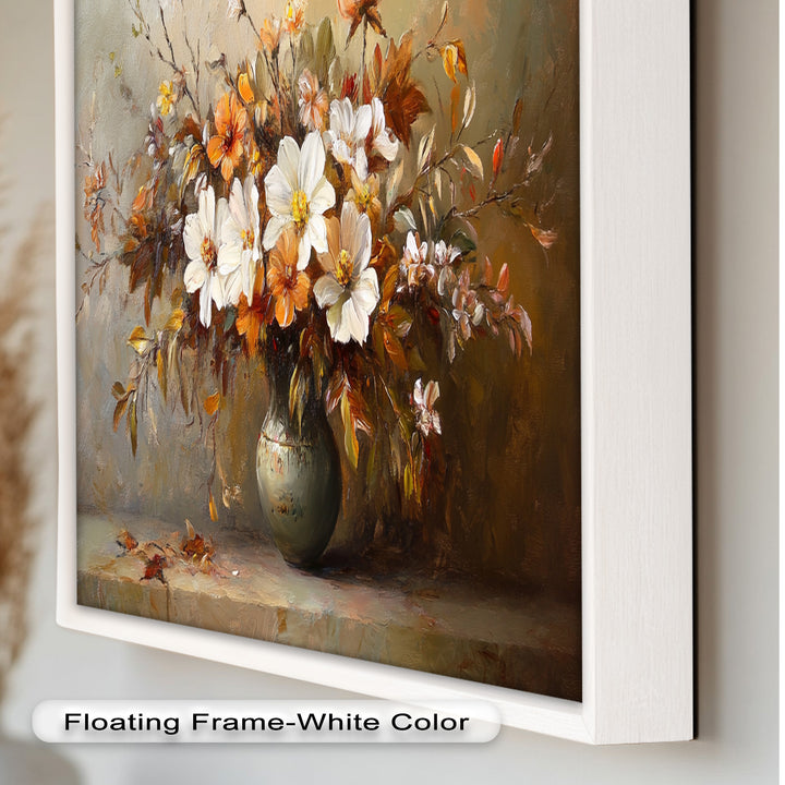 Old Style Vintage Flowers – Gerahmte Ölgemälde