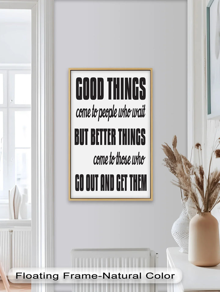 Good Things Come to People Who Wait – Oil Painting - MyPhotoStation