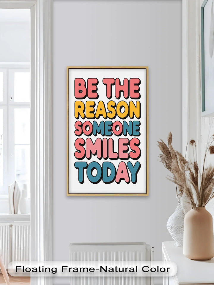 Be the Reason Someone Smiles – Oil Painting - MyPhotoStation