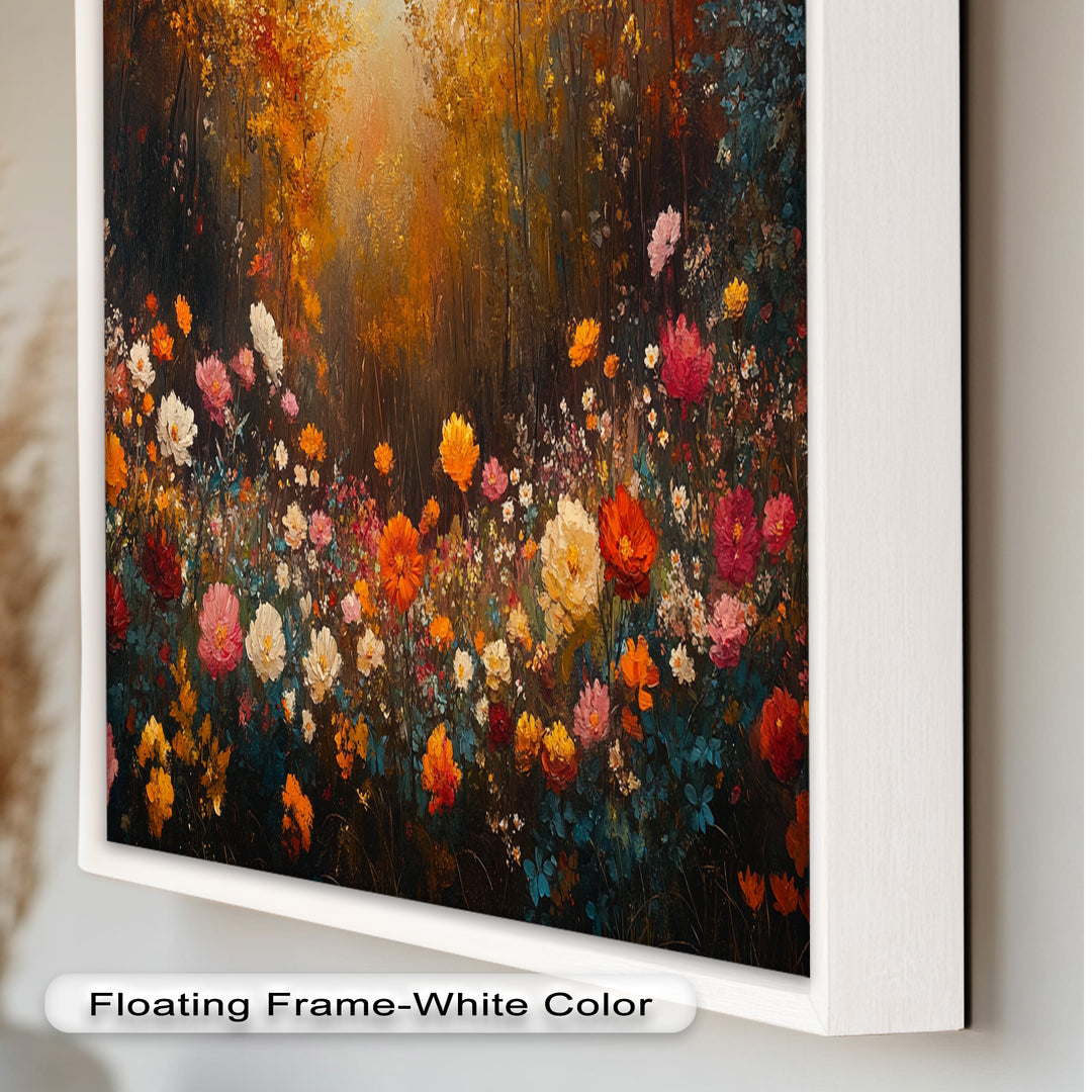 Autumn Floral Meadow – Colorful Nature Oil Paintings