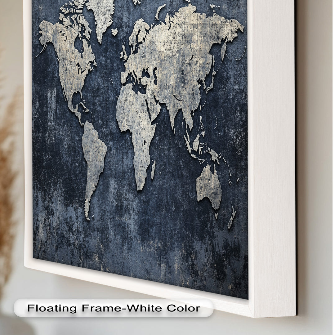 World Map – Modern Oil Paintings