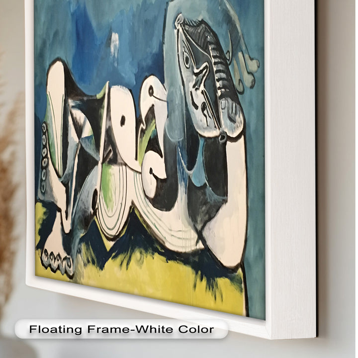 Reclining Abstraction – Picasso Nude Oil Painting