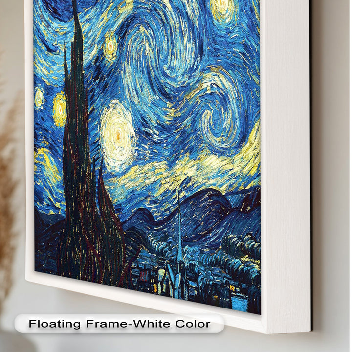 The Starry Night by Vincent van Gogh – Post-Impressionist Oil Painting