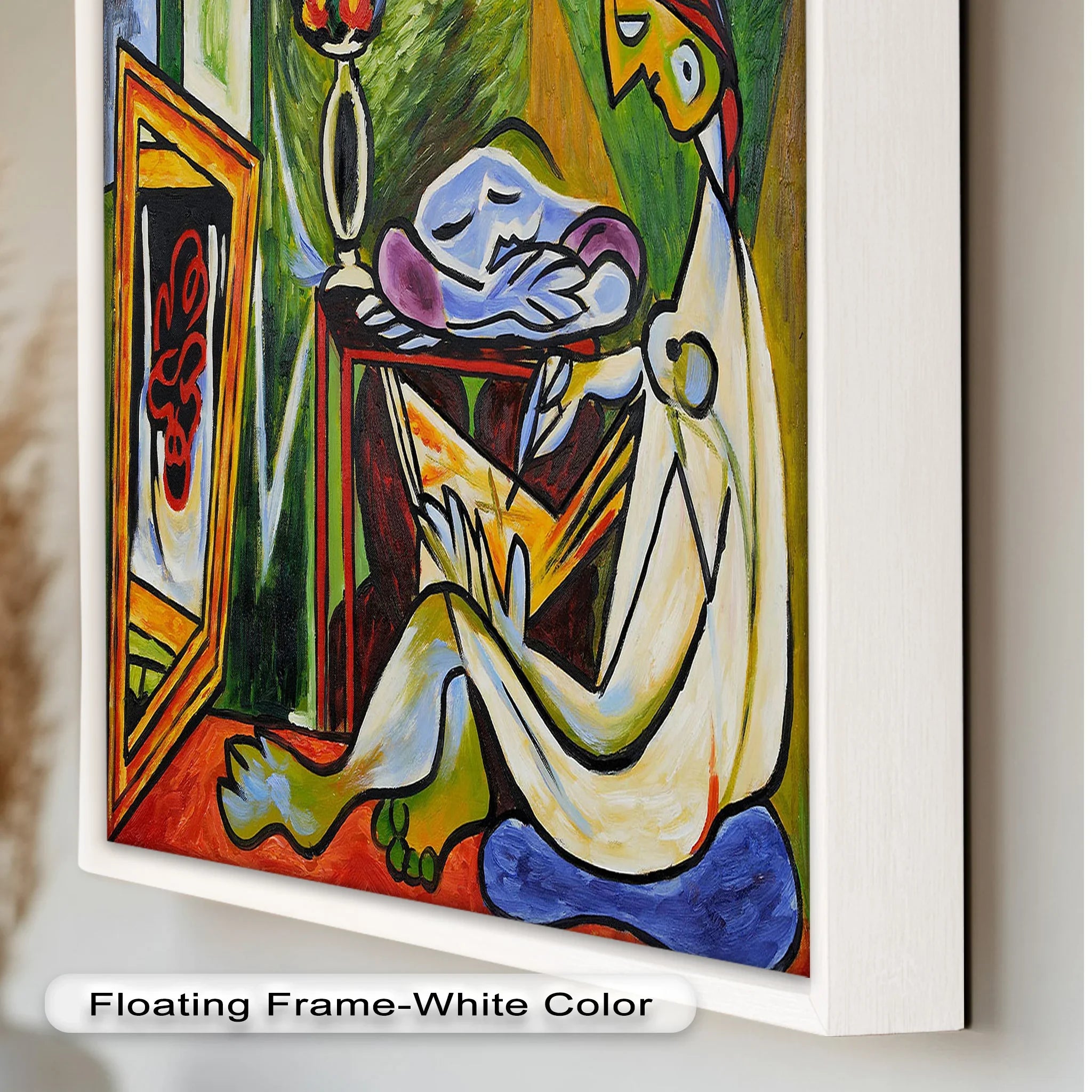 Artist and the Dream – Abstract Interior Scene Picasso Oil