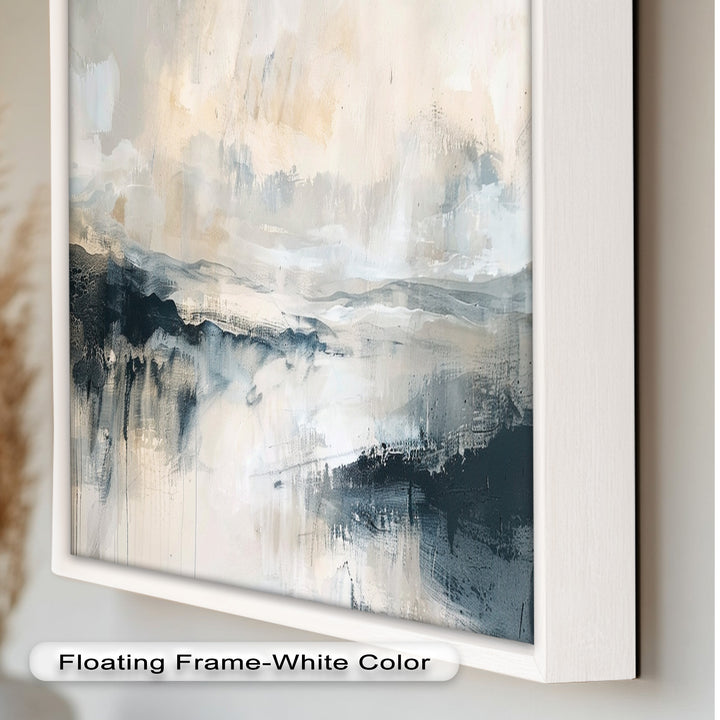 Abstract Landscape Reflection – Modern Serenity Oil Painting