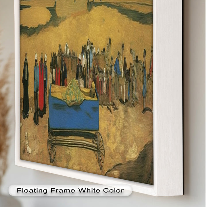 The Funeral Procession – Symbolic Historic Oil Painting