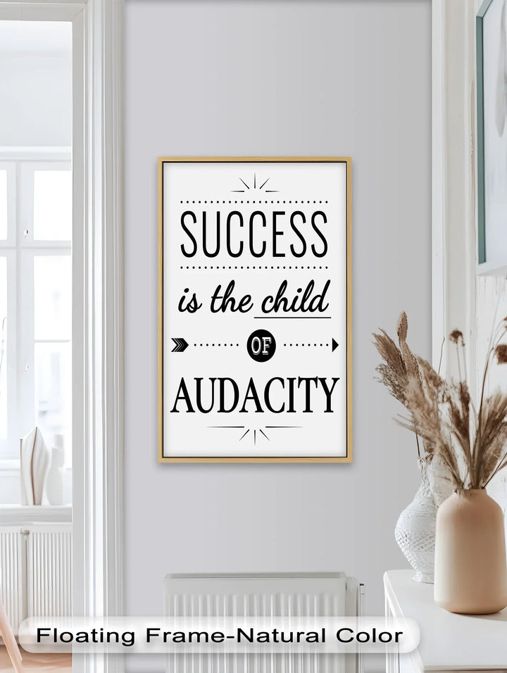 Success Is the Child of Audacity – Modern Oil Painting - MyPhotoStation