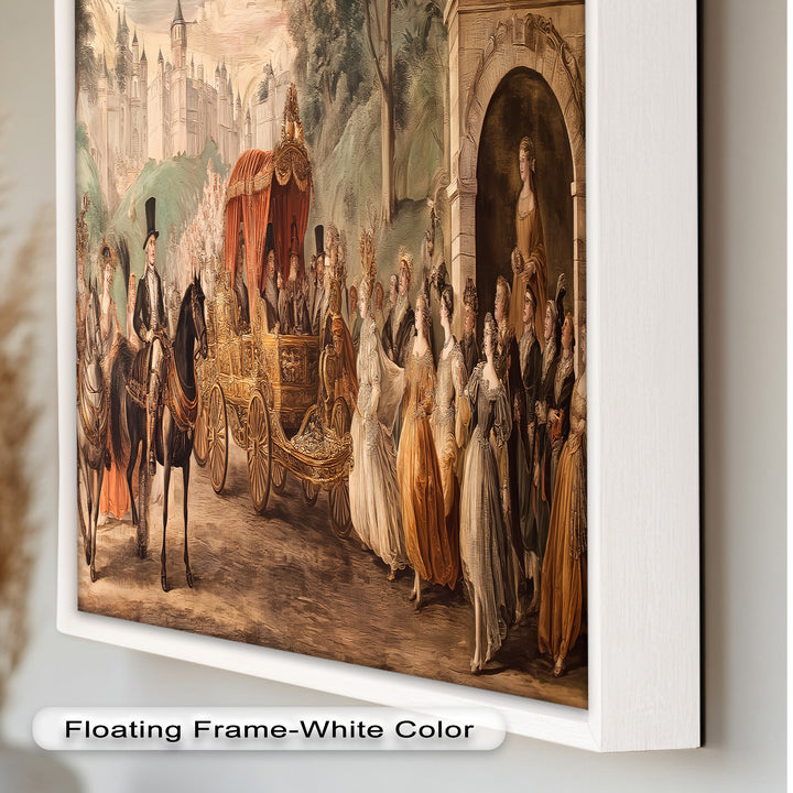 Royal Carriage Procession – Grand Baroque Parade Oil Painting
