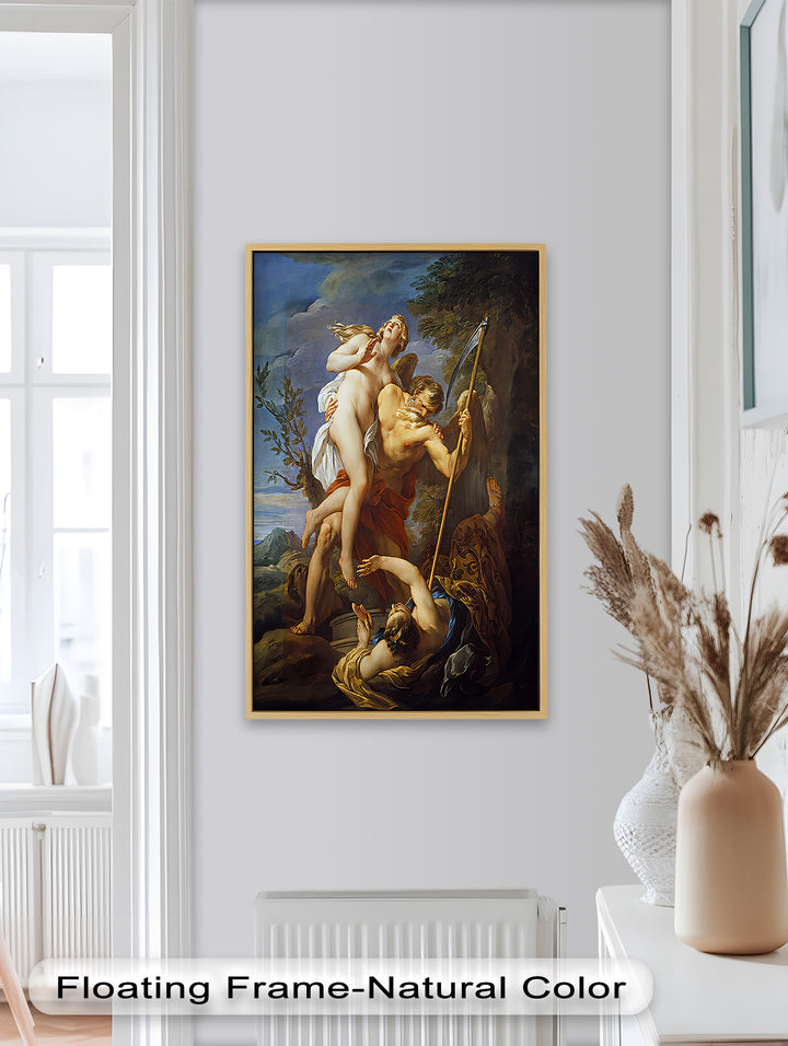 The Seizure of Beauty by Time – Mythological Renaissance Nude Oil Painting