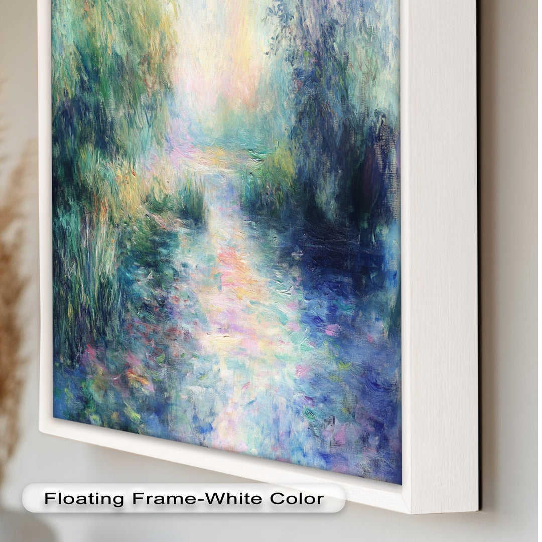 Whispering Riverbank at Dusk – Impressionist Landscape Oil Painting