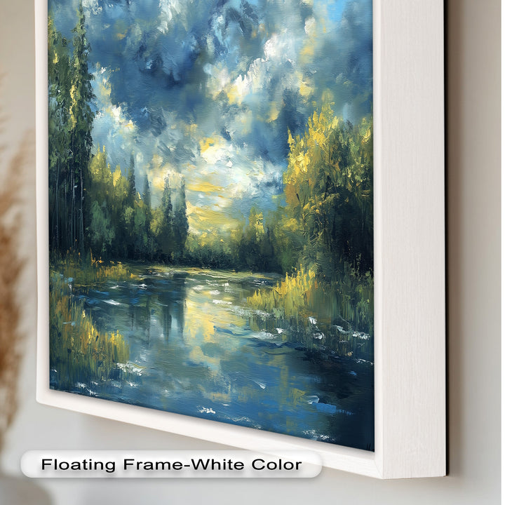 Forest River – Nature Oil Painting