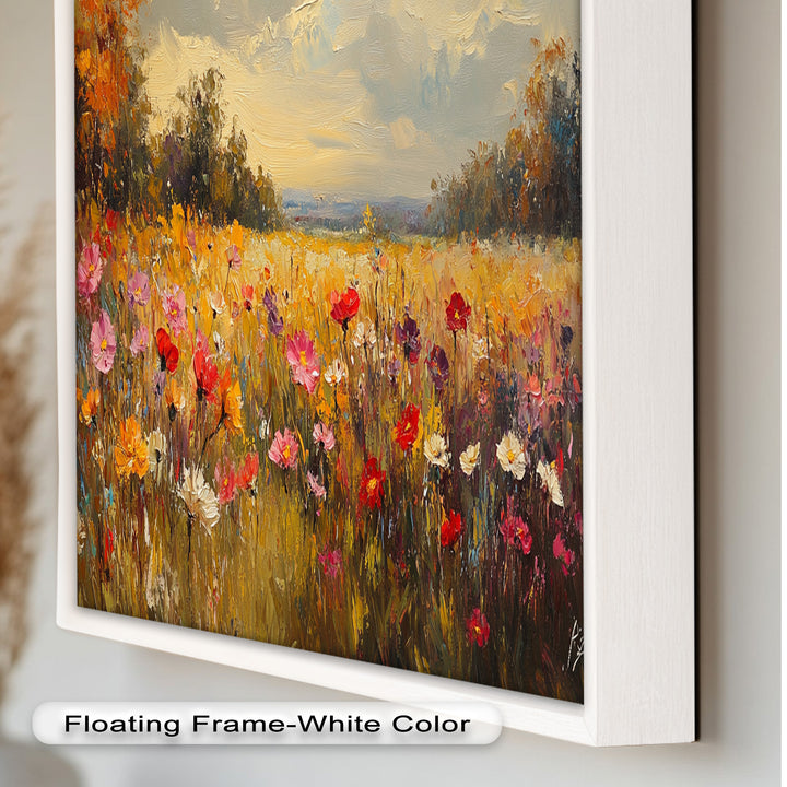 Wildflower Field – Floral Oil Painting