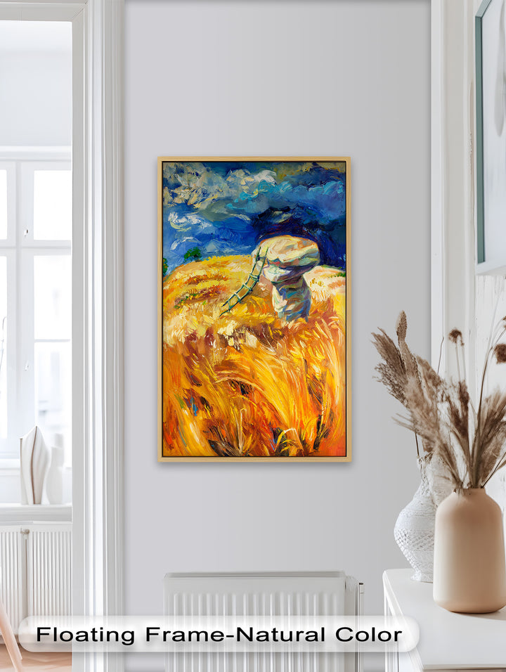 Golden Harvest – Impressionist Oil Painting