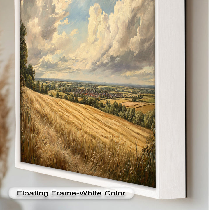 Golden Harvest View – Landscape Oil Paintings