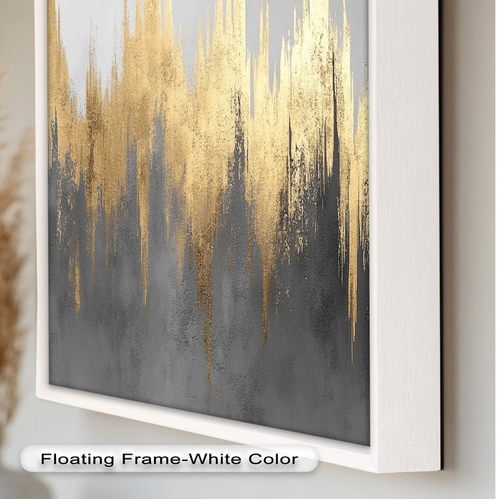 Golden Lighting – Modern Abstract Oil Painting