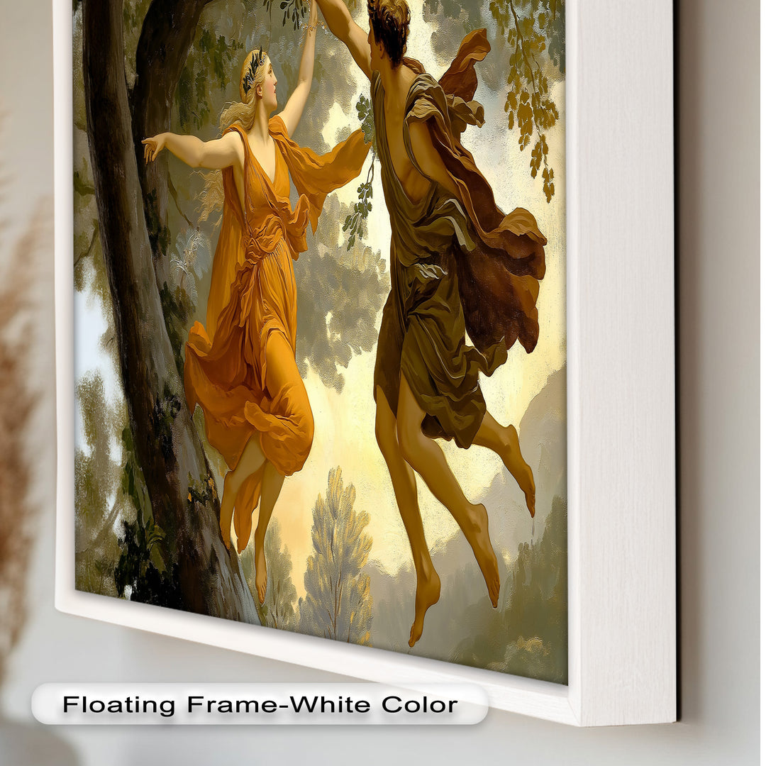 Dem Schicksal nachjagen – Apollo und Daphne, Renaissance-Akt-Ölgemälde