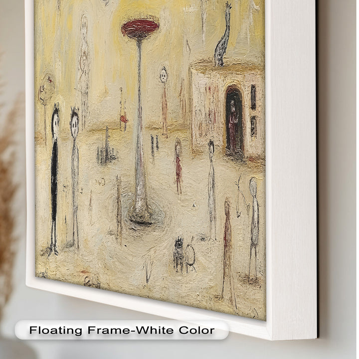 Whispers of the Playground – Dreamlike Surrealist Oil Painting