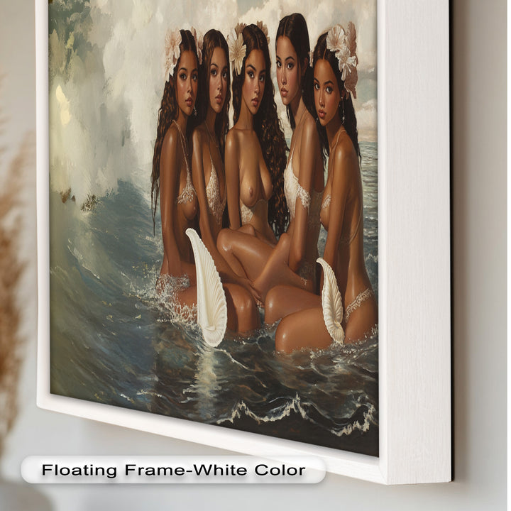 Daughters of the Tide – Mythical Sirens in a Renaissance Oil Painting