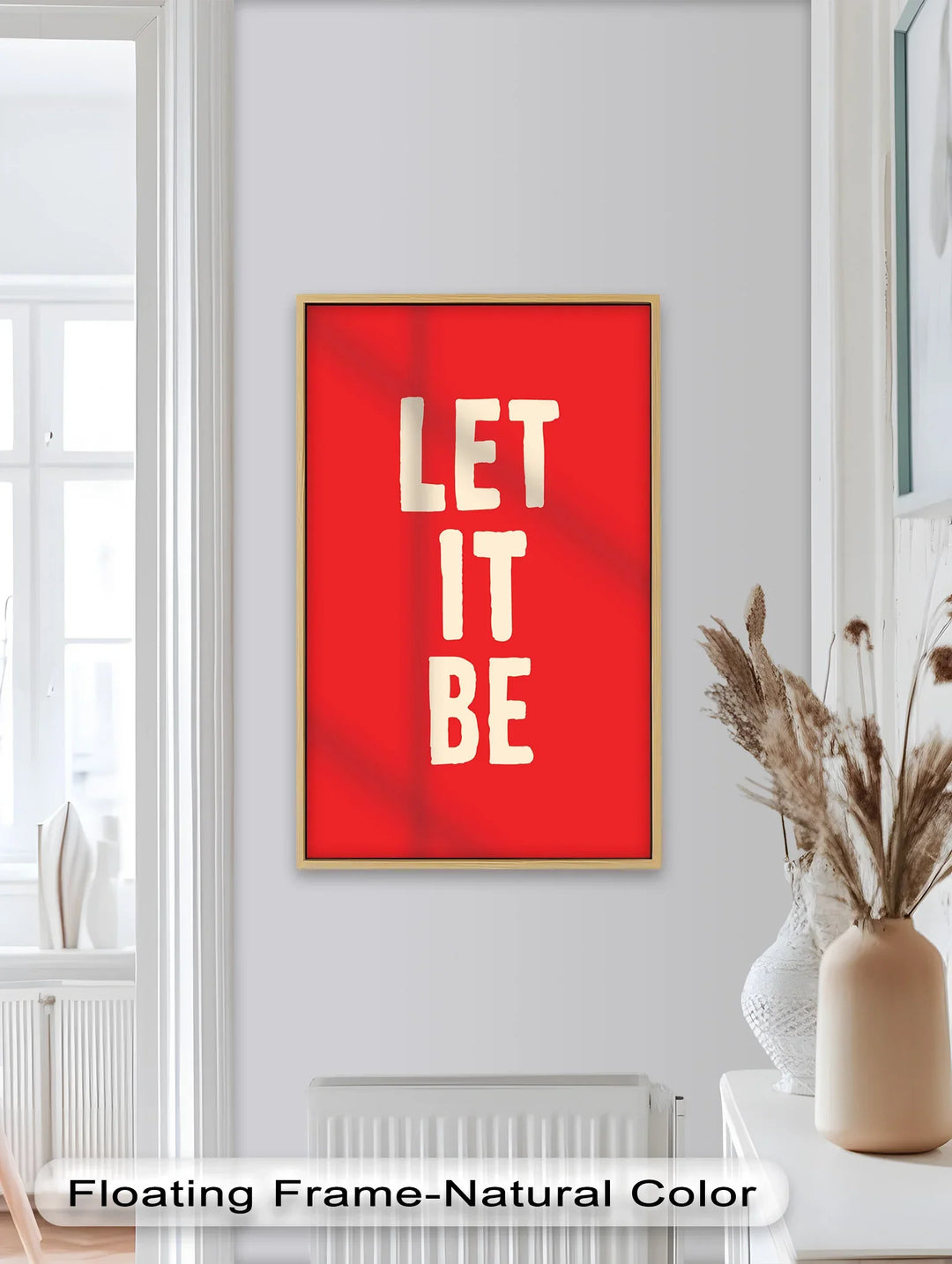 Inspirational Oil Painting – Bold Wall Decor with Classic Quote
