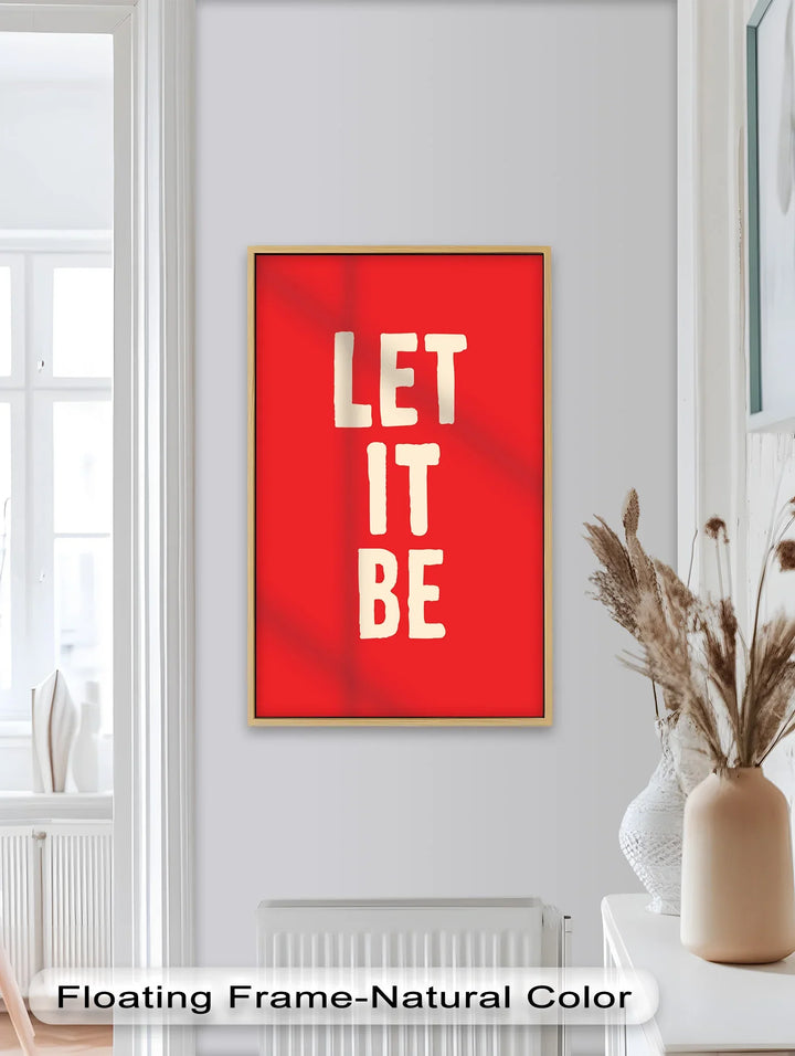 Inspirational Oil Painting – Bold Wall Decor with Classic Quote
