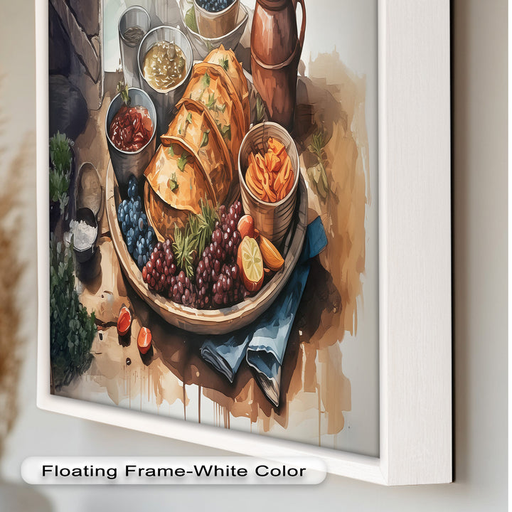 Frisch gebackenes Gebäck und Obststillleben - Food Painting