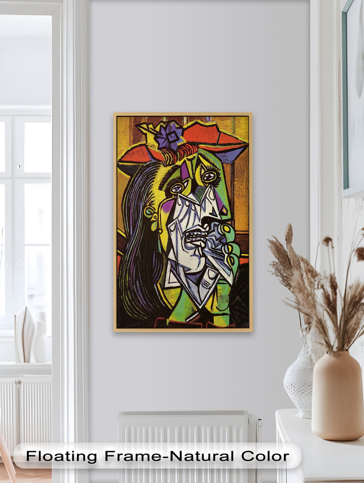 Weeping Woman in Crimson Hat – Picasso Oil Painting