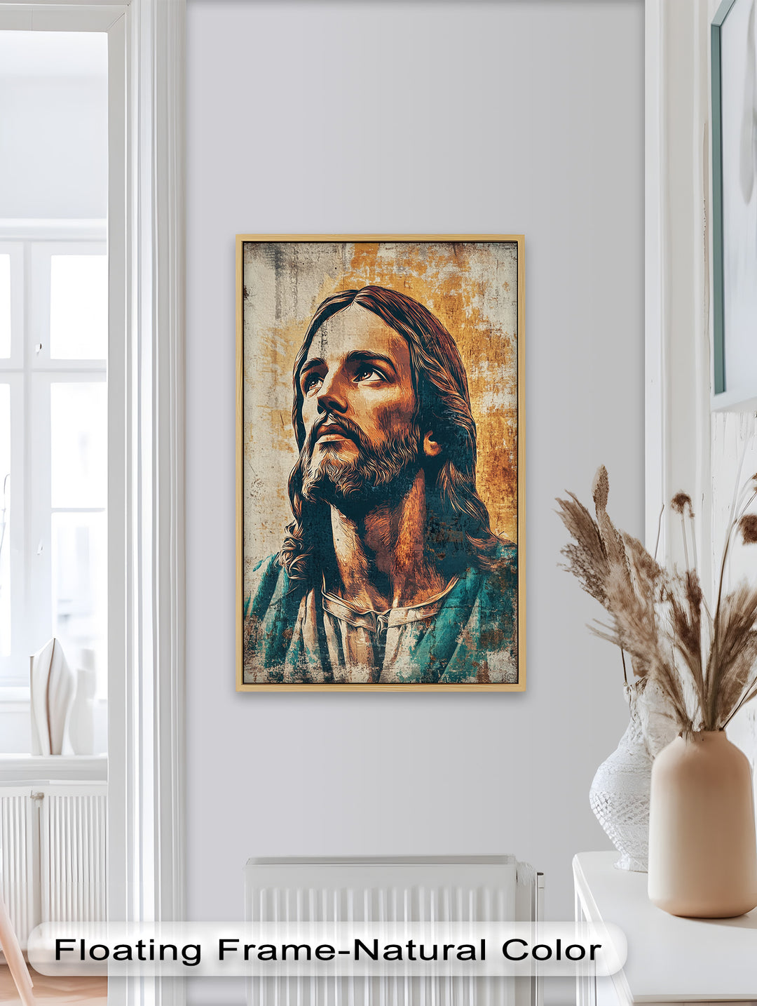 Licht der Gnade – Porträt von Jesus Christus Religiöses Ölgemälde