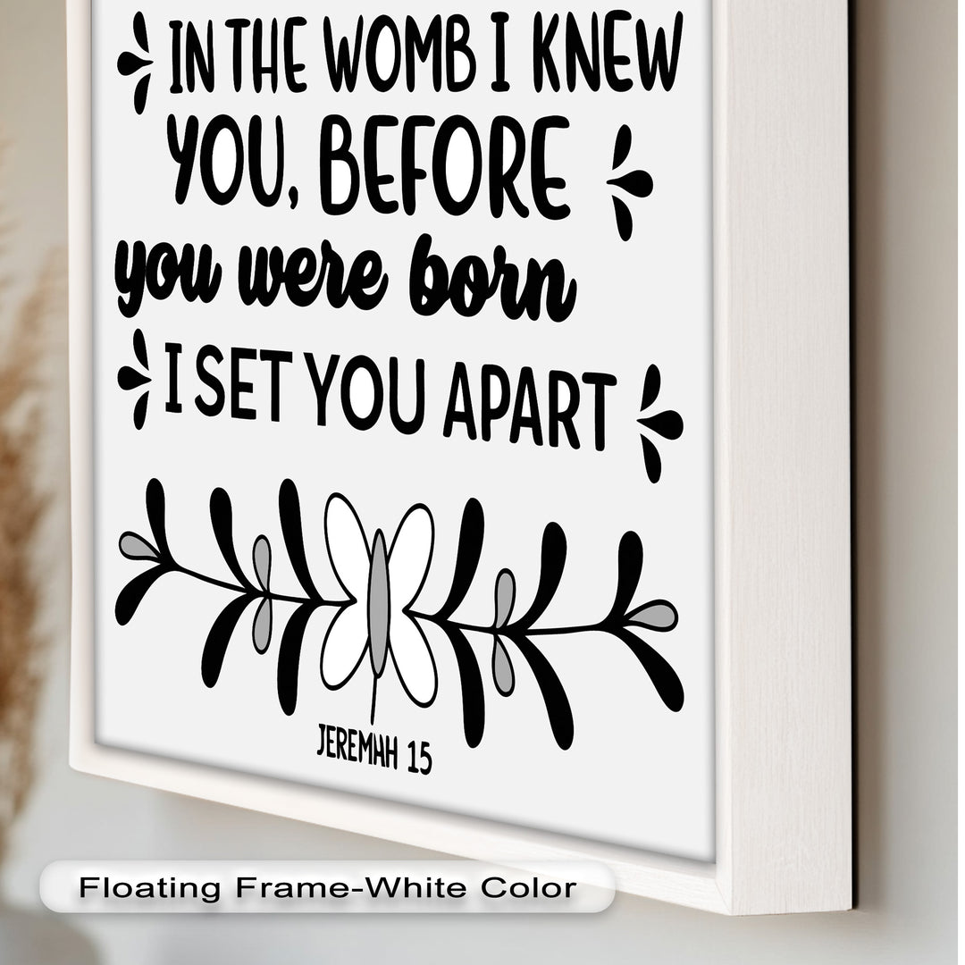 Before You Were Born – Jeremiah 1:5 Bible Oil Paintings