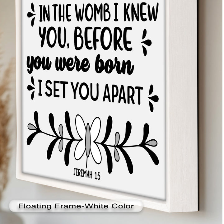 Before You Were Born – Jeremiah 1:5 Bible Oil Paintings